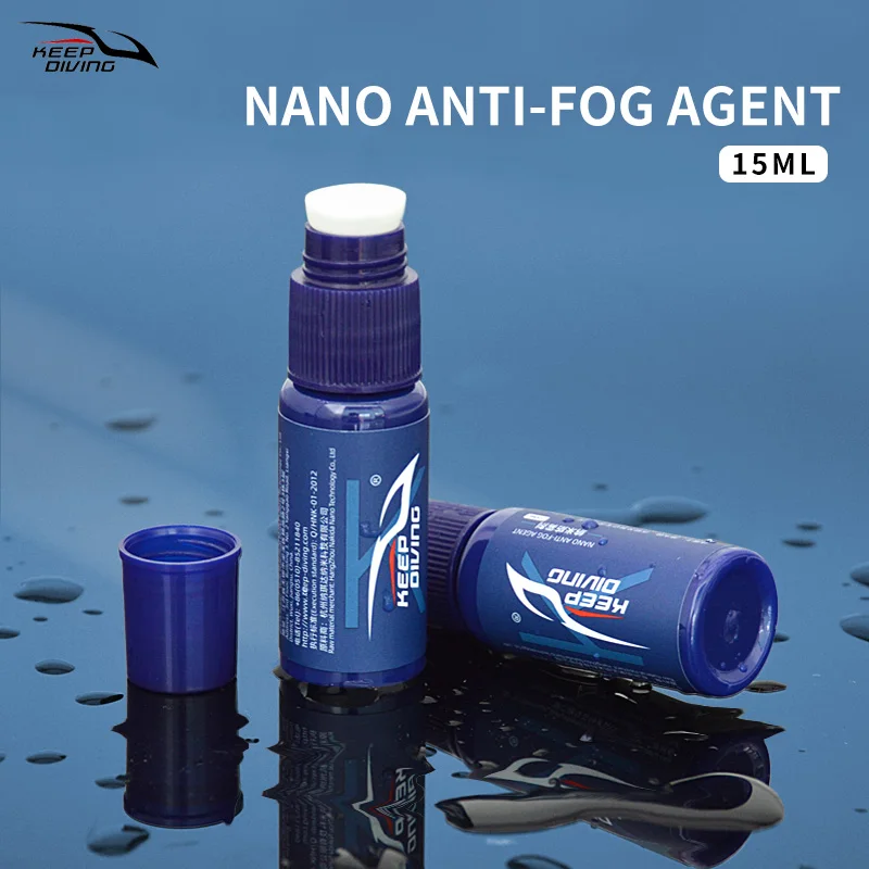 1PCS 15ML Nano Anti-fog Agent Solid States Anti-Fog Agent  For Swimming Goggles Diving Masks Antifogging Cleaner Solution