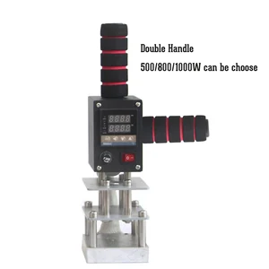 Mesin Bronzing Stamping Foil Panas Genggam Pegangan Kayu Kulit Mesin Cetak Embossing Merek Stamper Tekan Panas 12 mesin foil penjualan terbaik - №