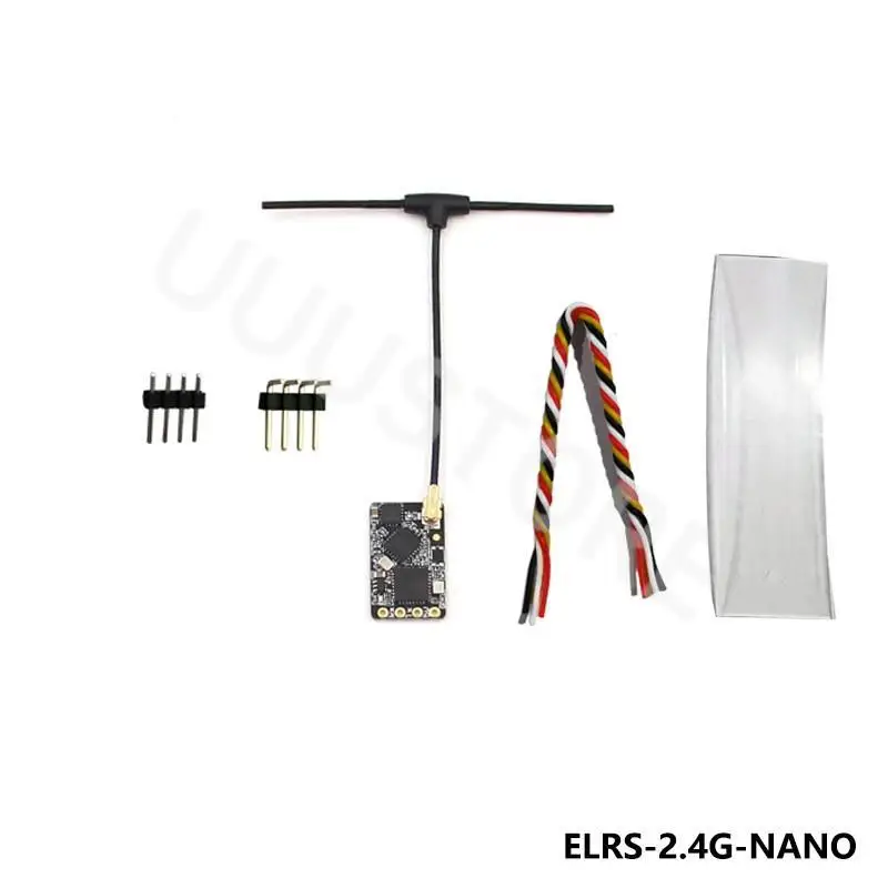 FPVKING ELRS 2.4GHz NANO ExpressLRS Receiver BETAFPV NANO 2400 RX With T Type Antenna Support Wifi Upgrade for FPV RC Drone