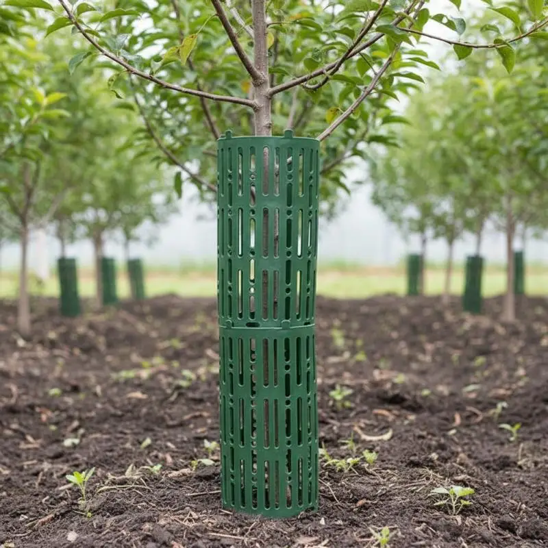 Tree Trunk Protector Resizable UV Resistant Tree Bark Guard Prevent Trample Damage Fit Various Plants for Outdoor Gardening
