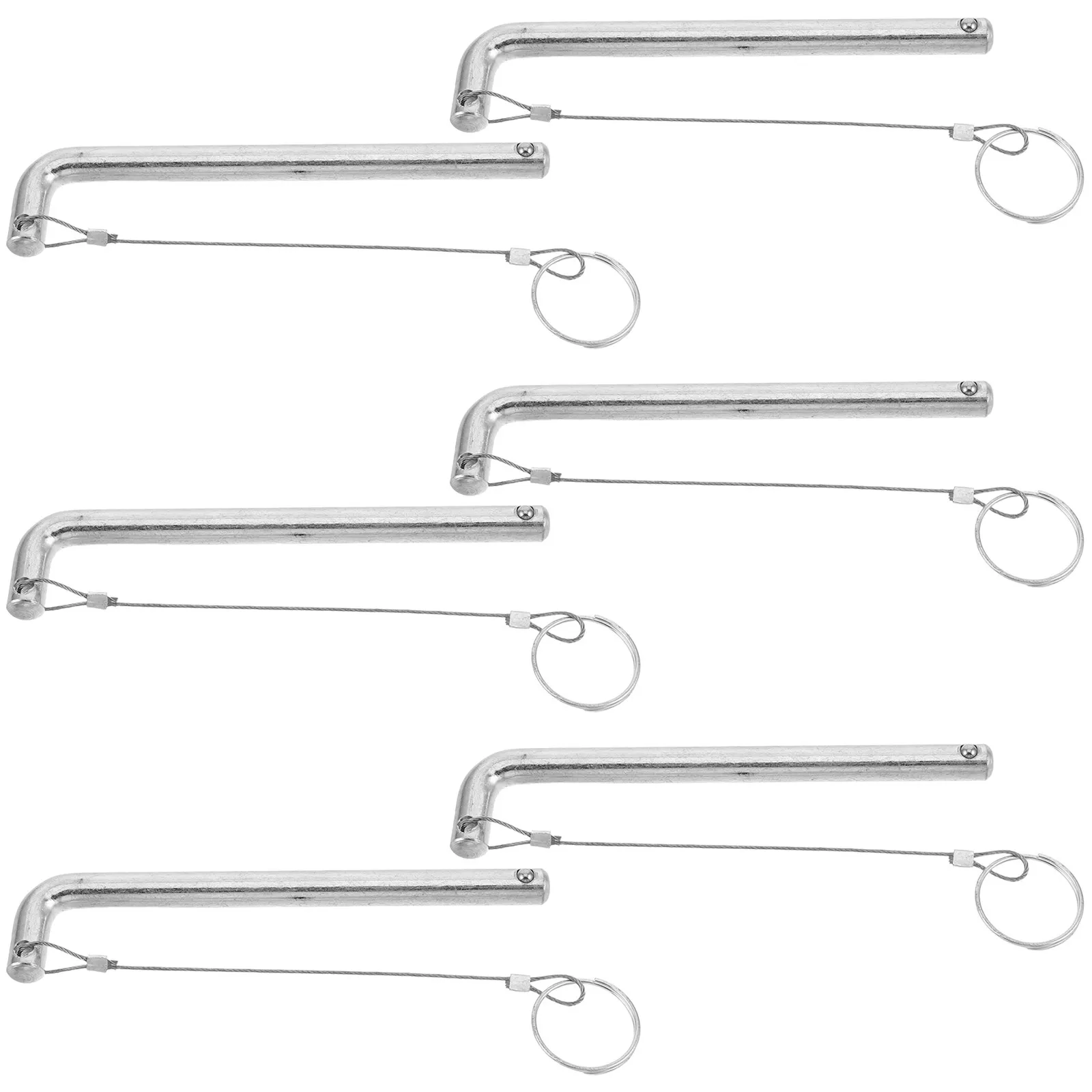 

6Pcs Push Button Locking Safety Pins Spring Loaded Quick Hardware Ball Locking Pins for Bimini Tops Boat Canopy