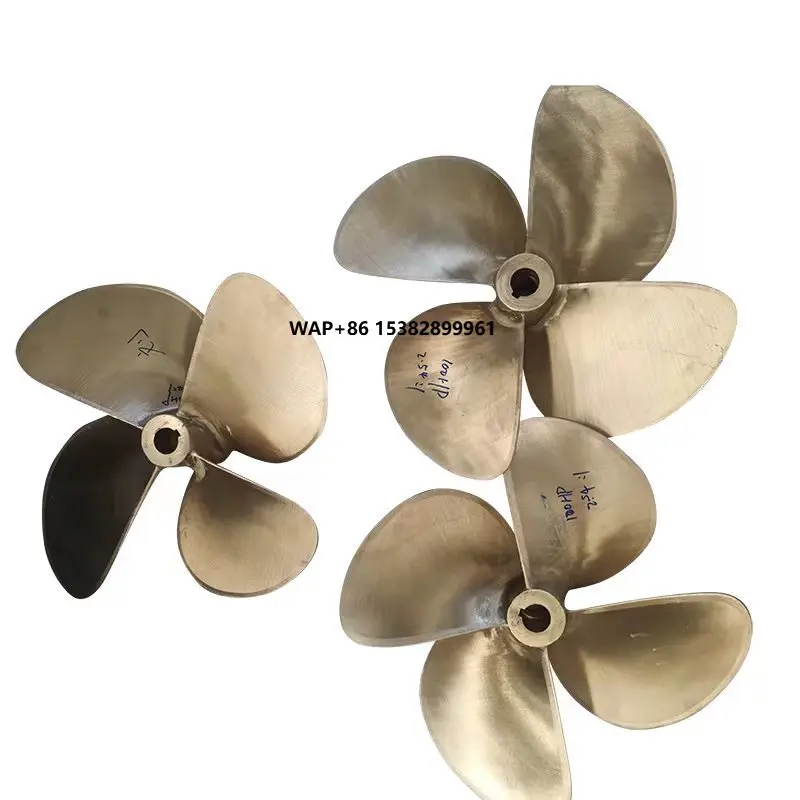 

New High Quality 4 Blades Stainless Steel & Bronze/Aluminium Marine Propeller for Yacht & Boat CT MAU Model