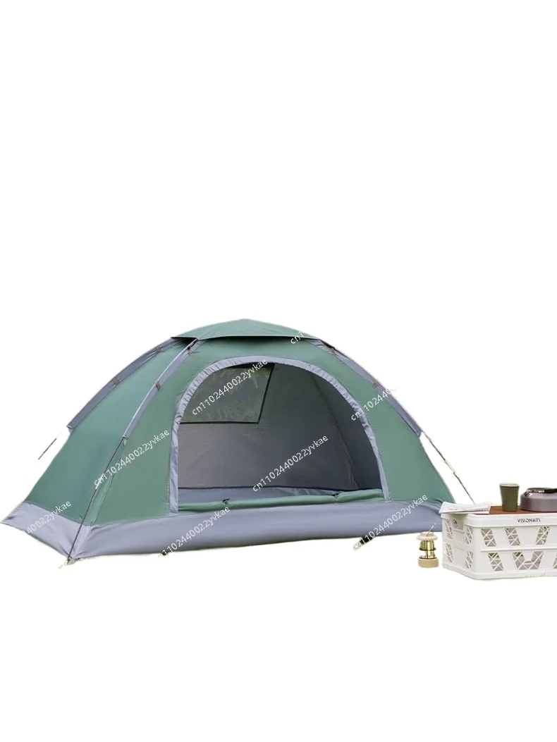 

Single tent outdoor 1 person ultra-light portable rainproof camping outdoor outdoor camping 1-2 people manual tent thickened