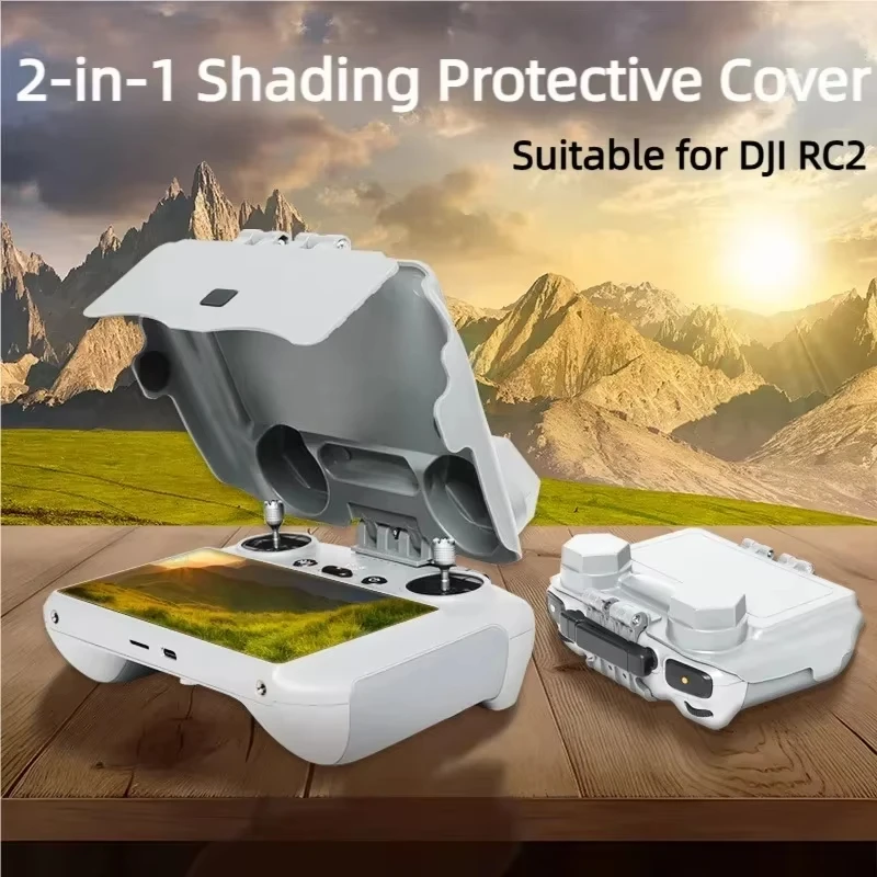 

Remote Controller Sun Hood Sunshade for DJI Mini 4 Pro RC 2 Air 3S FPV Anti Glare Cover with Screen Protector Drone Accessories