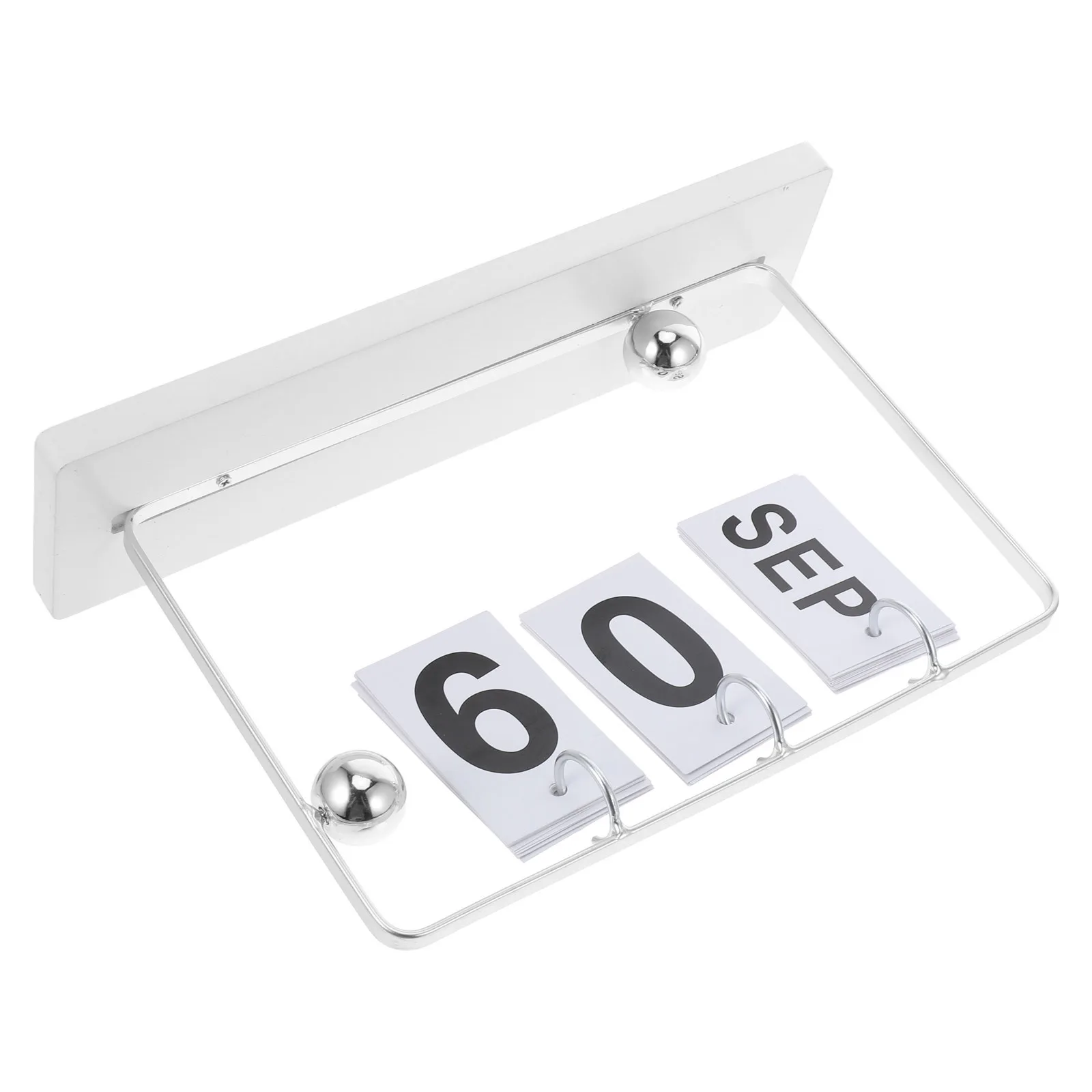 

Perpetual Desk Calendar Wooden Minimalist Style Functional Utility Construction Desktop Wood Standing Flip Planner 2026