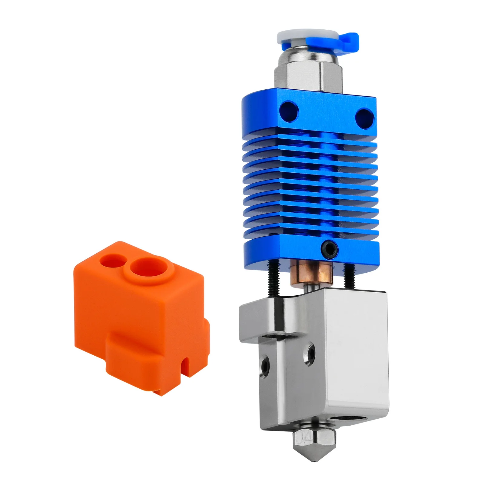 CR10 Extrusion Head Hot End Kit Blue/Red Heating Block High Precision 3D Printer Accessories