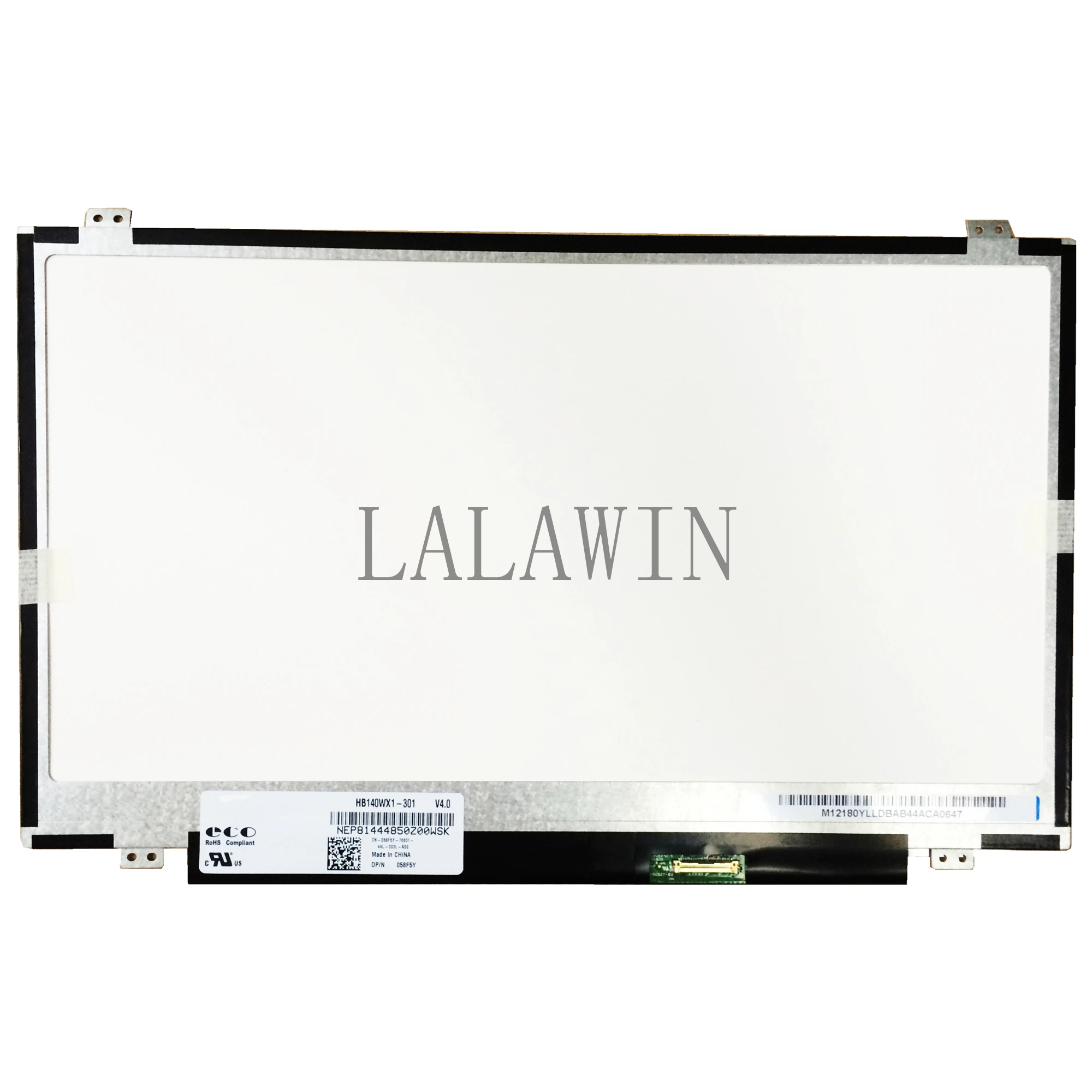 

14.0'' Laptop LCD screen HB140WX1-301 V4.0 fit HB140WX1-601 501 401 LTN140AT31 N140BGE-EA2 N140BGE-E33 N140BGE-E43 B140XTN03.3