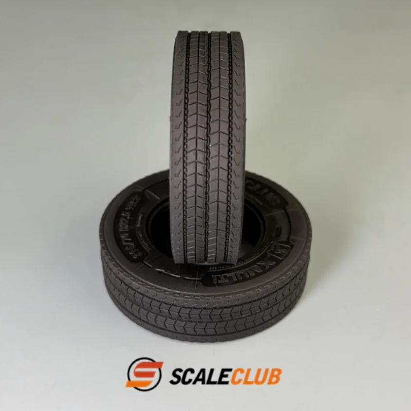 مركبة يتم التحكم بها عن بُعد الإطارات عالية الجودة المطاط النمط الأوروبي الإطارات الإطارات ل Tamiya 1/14 Rc Tactor شاحنة مقطورة أجزاء SCALECLUB MZGLT-TY-1