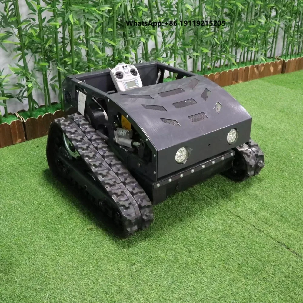 CE EPA Euro 5 Large Tank-style Off-Road Grass Cutter Self-Propelled Crawler Robotic Garden Lawn Mower Zero Turn