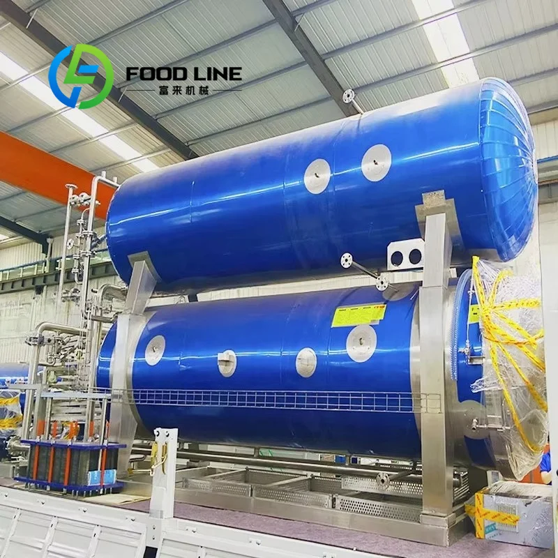 Autoclave Sterilizer Steam Heating Type Uniform Heat Distribution Sterilization Vegetable Canning Factory Use Ready To Ship