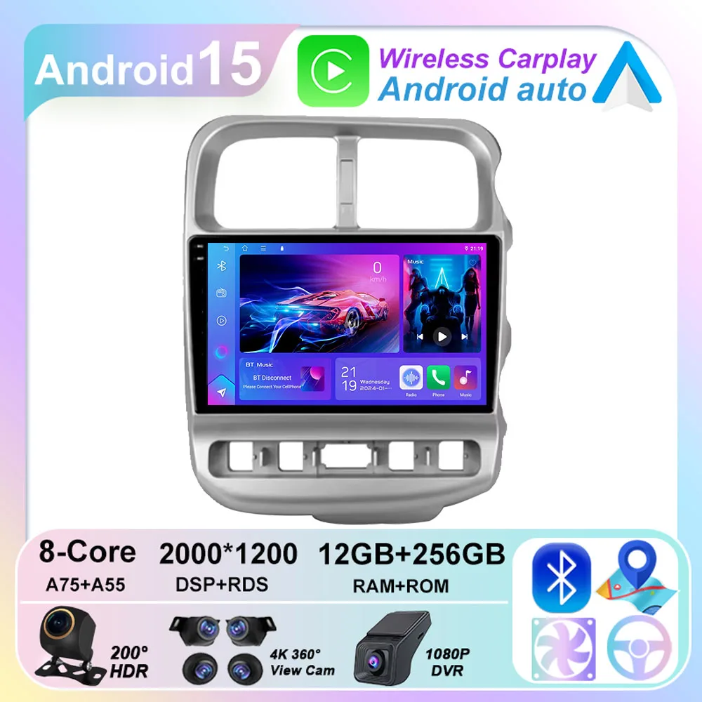 

Android 15 For Kia Bongo 4 2004 - 2012 Carplay Android Auto Radio Stereo GPS Navigation Multimedia Video Player NO 2din DVD 7862