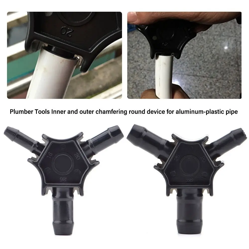 16-20-25mm/20-25-32mm Plumber Tools Manual Hand Repair Tool Pipe Installing Manual Chamfer PEX-AL Internal External Reamer