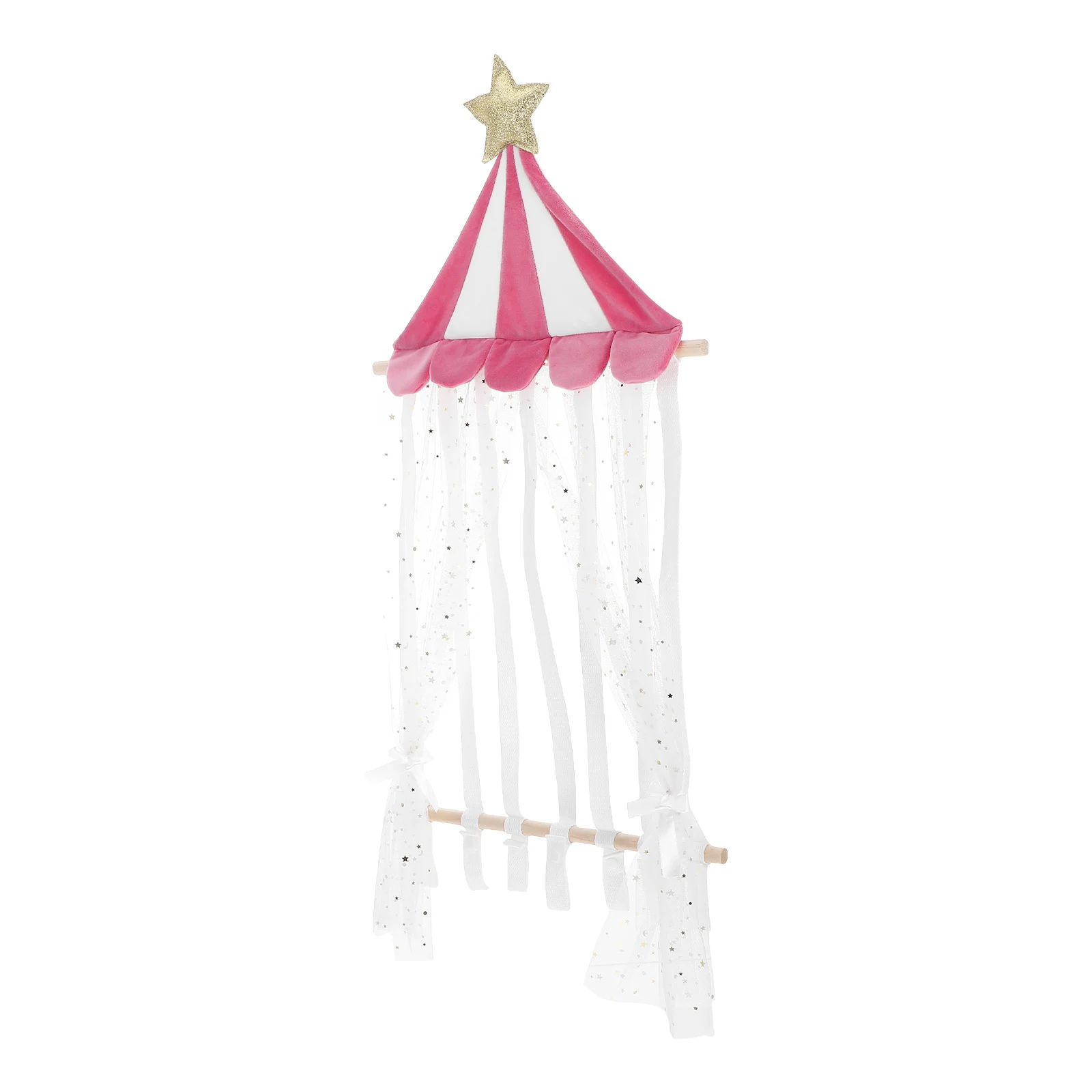 

1pcs Large Capacity Baby Headband Holder For Girls Hair Bow Hanging Display Storage Pink Anti Slip Space Saving Hair Accessories