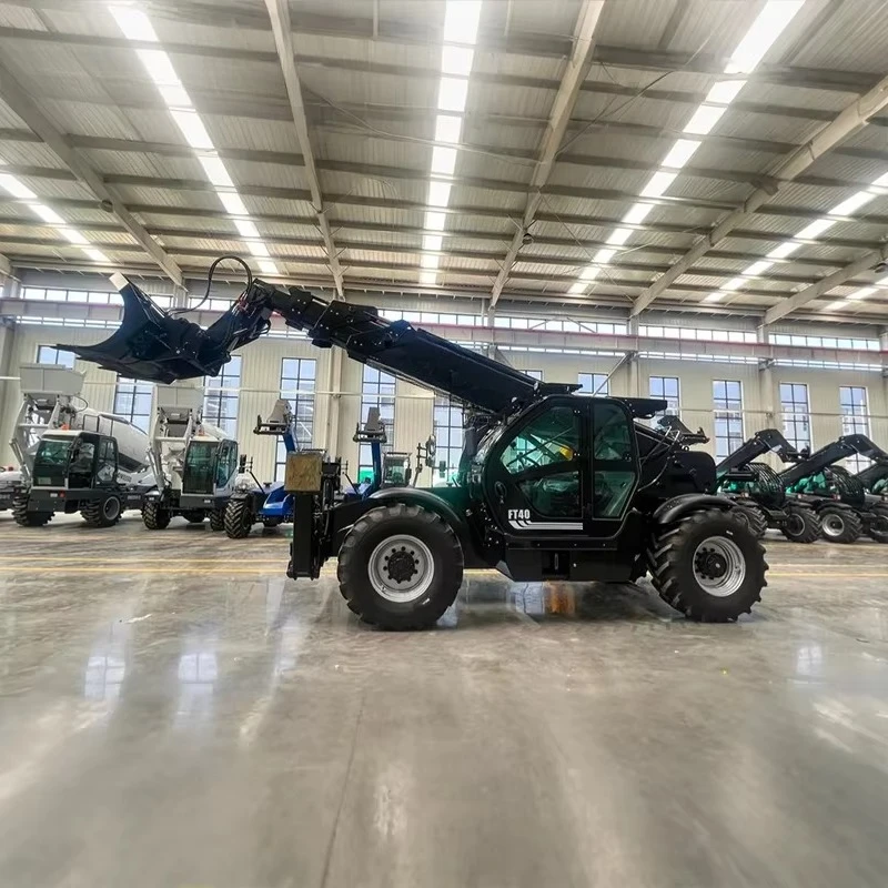 YG China Bucket Forklift Supplier: In-Demand CE-Certified Telescopic Units 4Ton Rated Load With Bucket