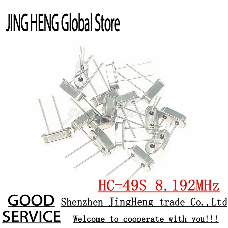 20pcs 8.192M 8.192MHz Quartz Resonator Passive Crystal Oscillator HC-49S 8.192MHz 8.192 MHz
