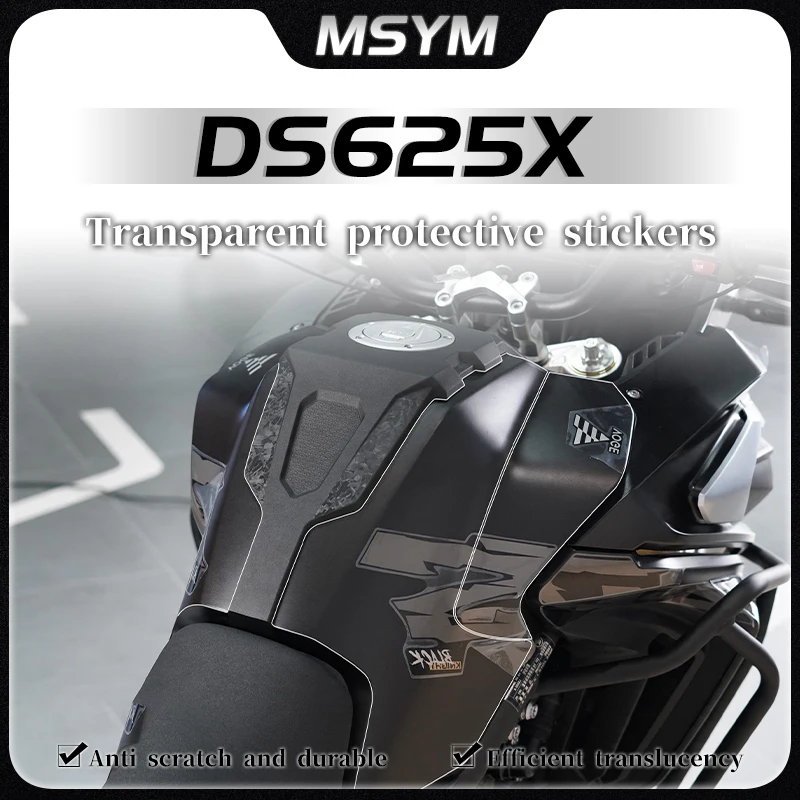 

For VOGE DS625X DS 625X 2025 Invisible car cover transparent instrument film fuel tank waterproof protection sticker accessories