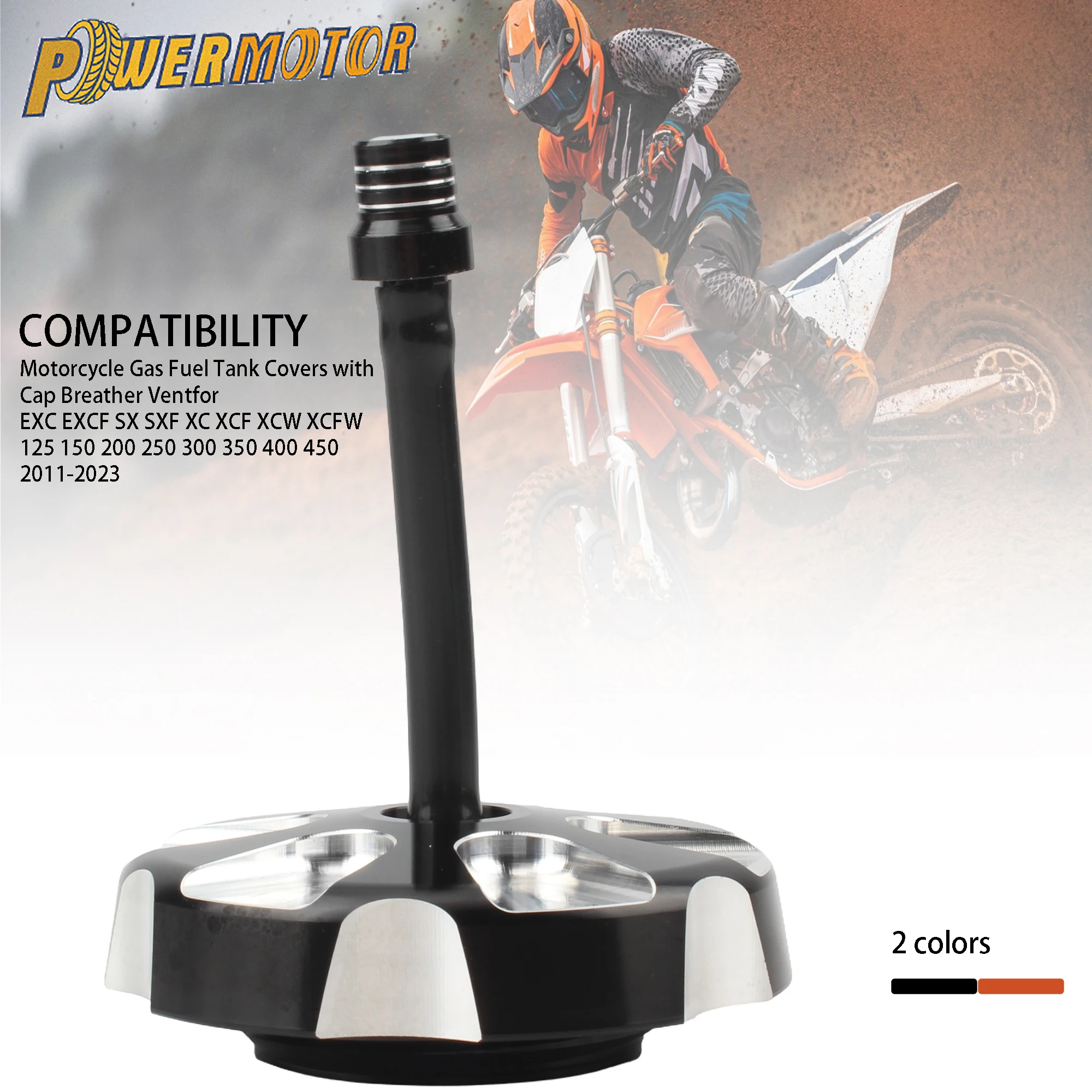 

Motorcycle CNC Fuel Tank Cap with Cap Breather For KTM SX SXF XC XCF XCW XCFW EXC EXCF 125-450 2011-2023 Motocross Accessories