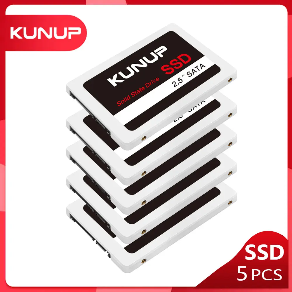 

5pcs 2.5' 'Sata3 Ssd 120gb 128gb 240gb 256gb 480gb 512gb 1TB Hdd Internal Hard Disk Solid State Drive for Desktop Laptop