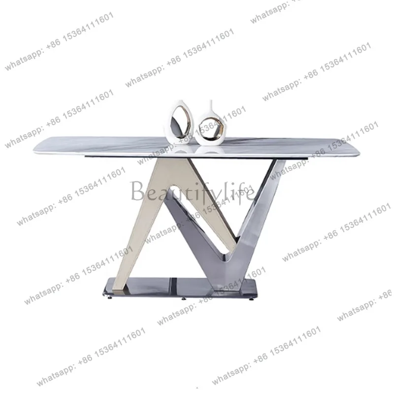 

Creativity Minimalism Dining Tables Restaurant Homestay Coffee Party Dining Tables Work Metal Furniture La Mesa