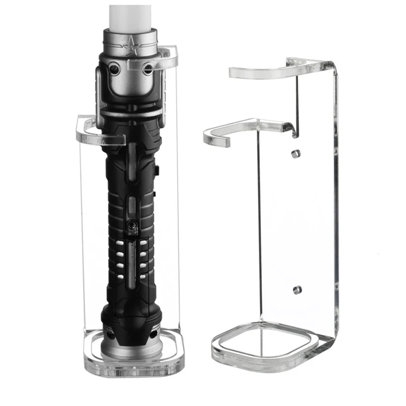 Lightsaber Wall Mount Stand Light Saber Display Rack Wall Holder-Included Screws Hardwares for Most Lightsabers A