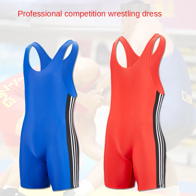 Weight Lifting Suit Training Competition Wrestling Suit Weight Lifting Suit Men Heavy Lifting Suit Wrestling Wardrobe Coverall