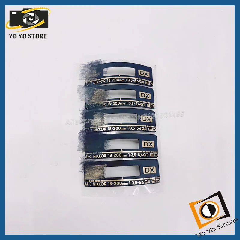 

1pc For Nikon 18-200 Second-generation 2nd Generation Logo Label Repair Accessories