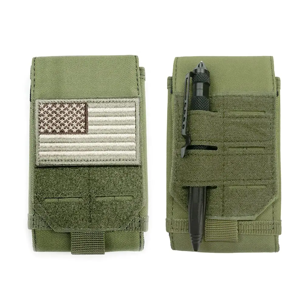 Tactical EDC Bag Molle Belt Pouch Vest Pack Cell Phone Waist Bag Outdoor Camping Hunting Mobile Phone Pouch