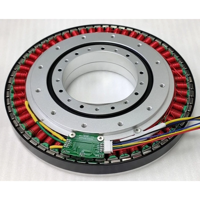 10Nm Large Hollow Shaft Torque Motor 20310 Permanent Magnet DC Brushless Motor Ultra‑Thin Low Speed Hollow Axis Motor