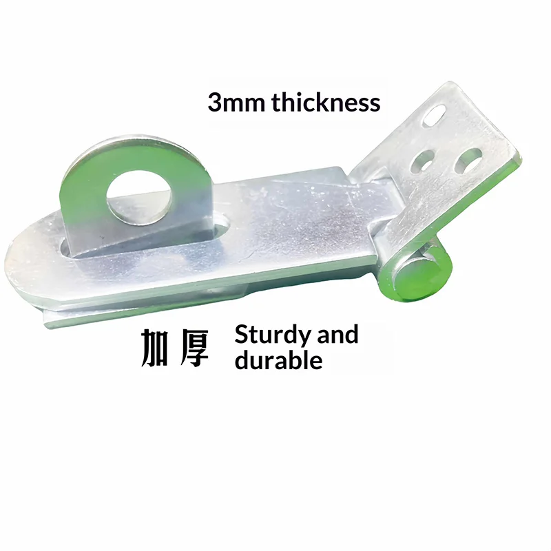 Thickened galvanized welded iron lock buckle door buckle latch old-style door nose nail buckle fixed buckle door accessories
