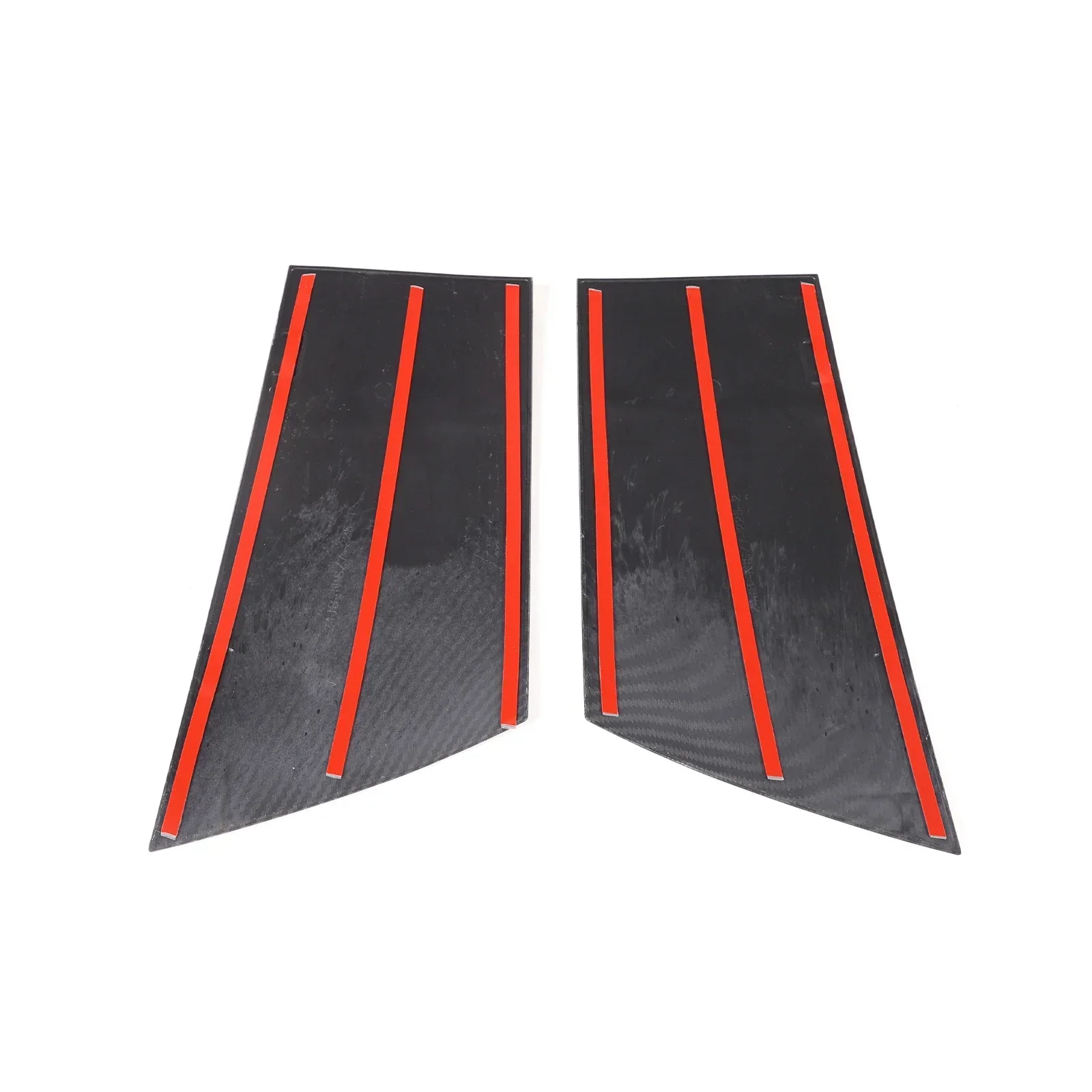

For Nissan 370Z Z34 2009-2020 ABS Carbon Fiber Car Window Rear Center Pillar Trim Panel Decorative Stickers Car Accessories