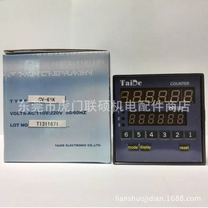 Taide/Taide counter, Taide CV-61K digital display meter, imported from Taiwan, one-year free warranty