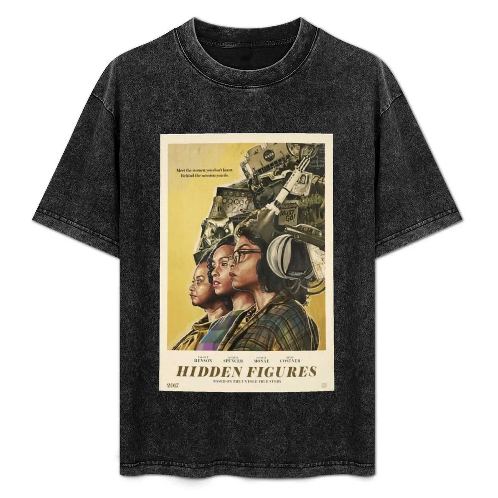 

Hidden Figures Classic T-Shirt Relaxed Fit Casual Short Sleeve Top