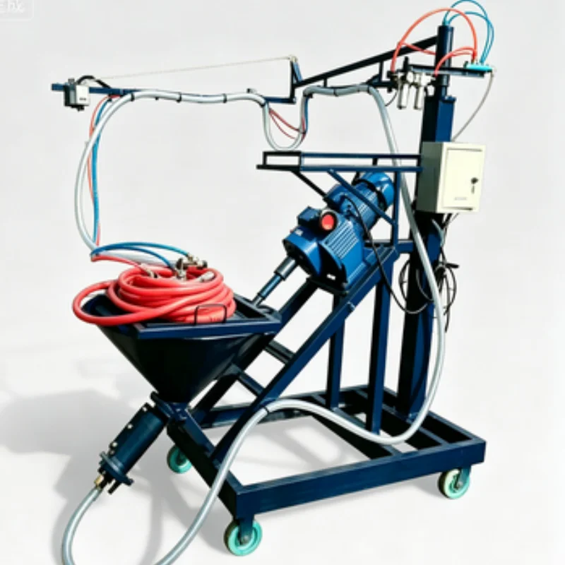 Customized High Efficiency 300-1600kg/h GRC Spraying Machine 4.5m Working Radius For Exterior Wall And Sculpture