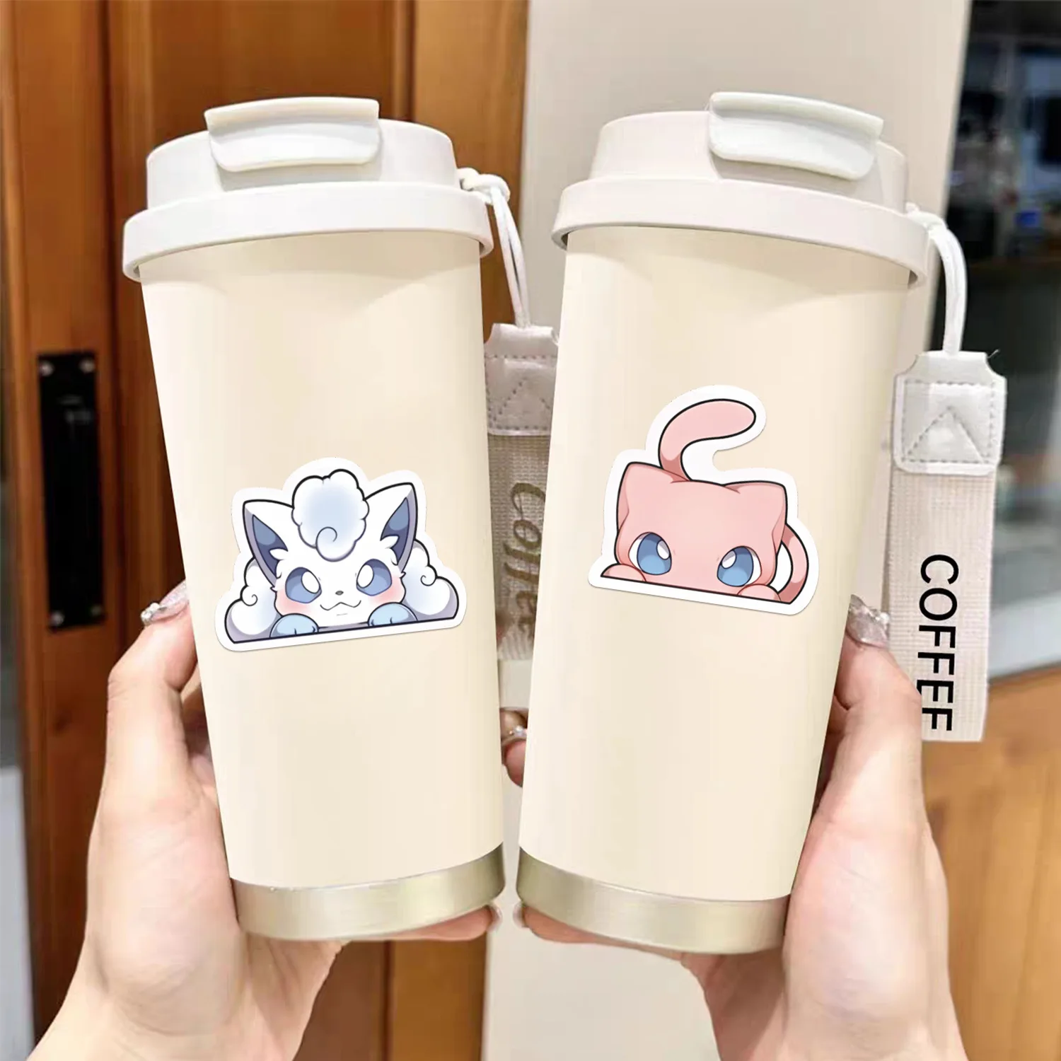 Picture 7: 50/100PCS Anime Pokemon Cute Pikachu Stickers Graffiti Decoration DIY Skateboard Phone Fridge Bike Decals Sticker Kid Toy Gift