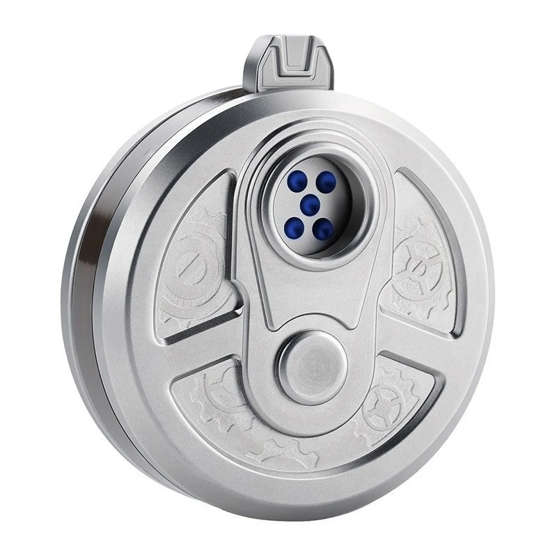 Magnetic Haptic Slider Fidget Toy Metal EDC Pocket Stress Relief Clicker ADHD Focus Tool Office Desk Gadget Men Gift RP1