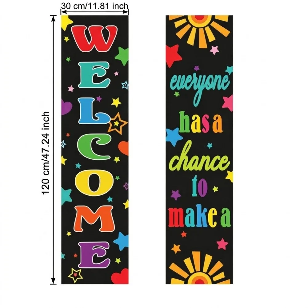 Classroom Decoration Banner for Back to School Season to Encourage Belonging and Enthusiasm Among Elementary Students