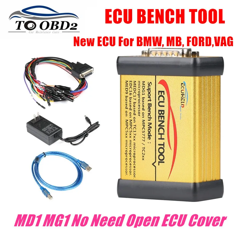 Without Open ECU Cover ECU Bench Tool AMT BST V2.1.5.6 Professional Supprots MG1 MD1 MPC5777 TC2XX ECU Clone Repair Bench Mode