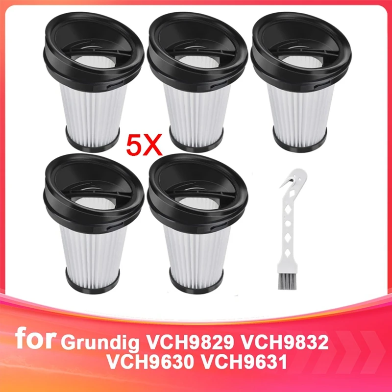 

M11K-Replacement Filters For Grundig VCH9829 VCH9832 VCH9630 VCH9631 VCH9632 2 In 1 Cordless And Handheld Vacuum Cleaner