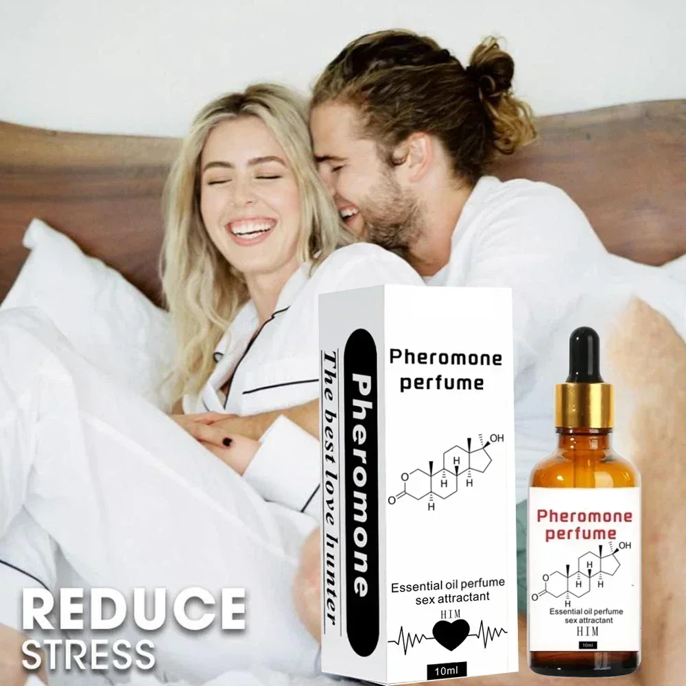 Unisex portátil feromona Feromone Perfume Set, atrair mulheres e homens, flerte Colônia, duradouro, flerte