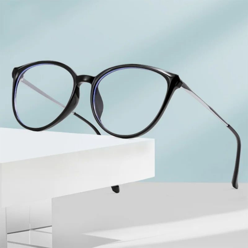 

Artistic Business Semi-Rickity TR90 Frame Glasses Fashionable Cat-eye Style Near-Sighted -0.5 -0.75 -1.0 -1.5 -2.0 To -6.0