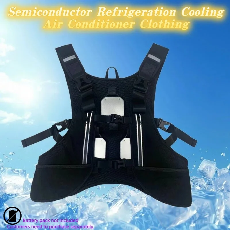 

Summer Air Conditioning Vest Outdoor Works Circulating Ice Clothes Semiconductor Refrigeration Cooling Air Conditioner Clothing
