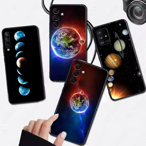 Space Stars Fantasy Art Print Phone Cover For Samsung Galaxy A54 A55 A24 A52S A23 A53 A32 A22 A34 A41 A42 A33 A40 A51 5G Cases