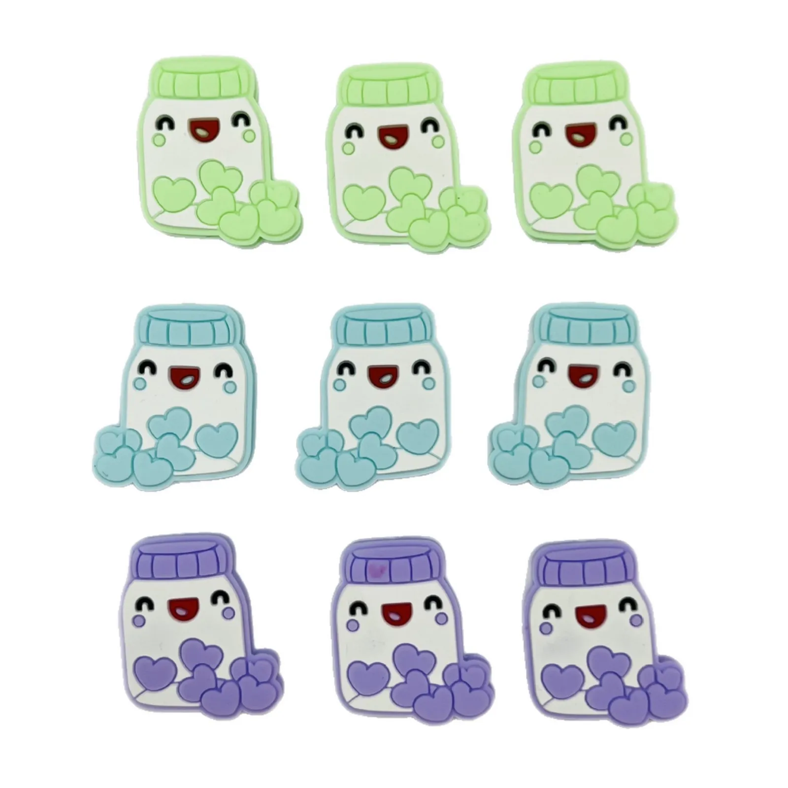 

20/50pcs New Silicone Beads Mini Focus Beads For Pens Food Grade Silicone Teether Beads DIY Jewelry Pacifier Chain Accessories