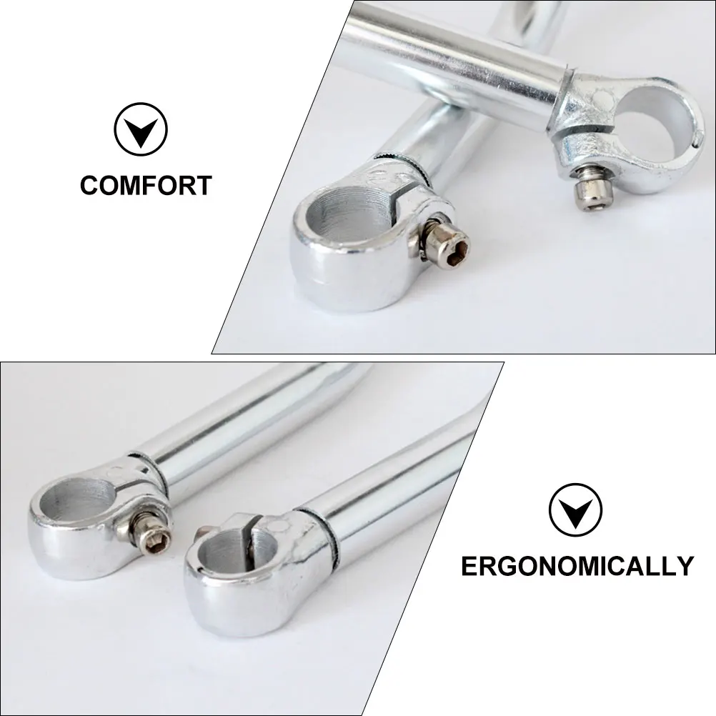 

Shofar H Bike Deputy Grips Aluminum Alloy Shockproof Vice Ergonomic Flat Style Reduces Pain Numb Sore