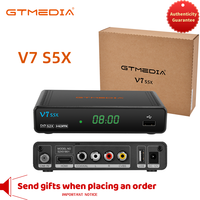 High Performance Gtmedia V7 S5x Satellite Receiver DVB-S/S2/S2X  Featuring Fast Biss Auto Roll And Full Powervu