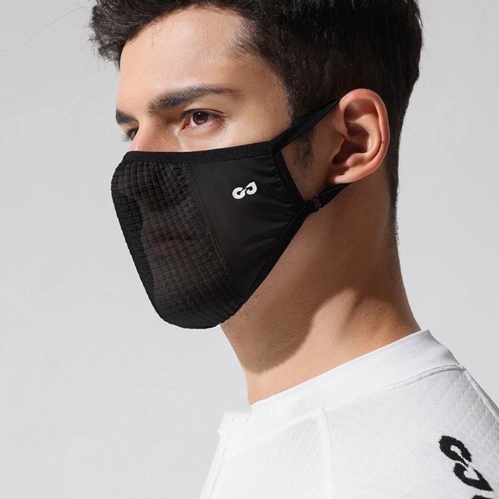 

Fashion Reusable UV Face Mask Breathable Thin Cover Ice Silk Face Cover Washable Summer Fishing Face Mask Outdoors