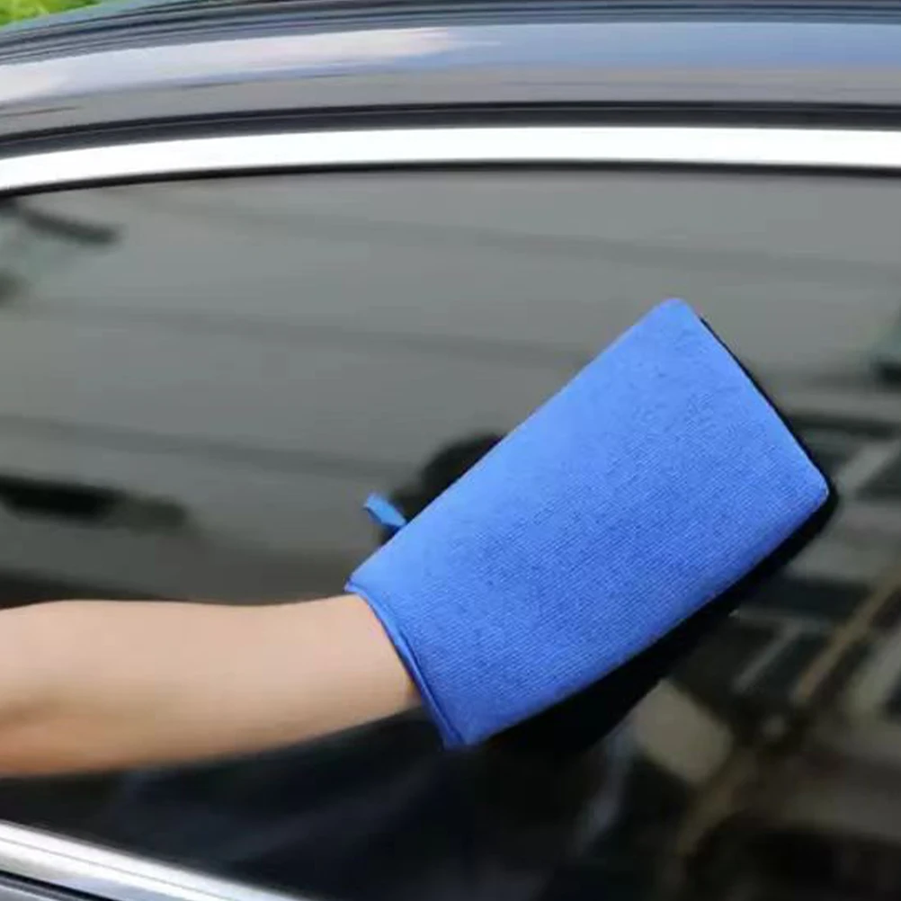

Car Wash Mitt Scratch Free Auto Cleaning Glove Household Car Detailing Clay Towel Microfiber Wash Cloth For Surface Contaminants