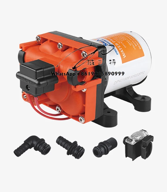 

3 GPM RV Waste Freshwater Diaphragm Pump Quick Connect Low Water Pressure Fitting with OEM Customization Support