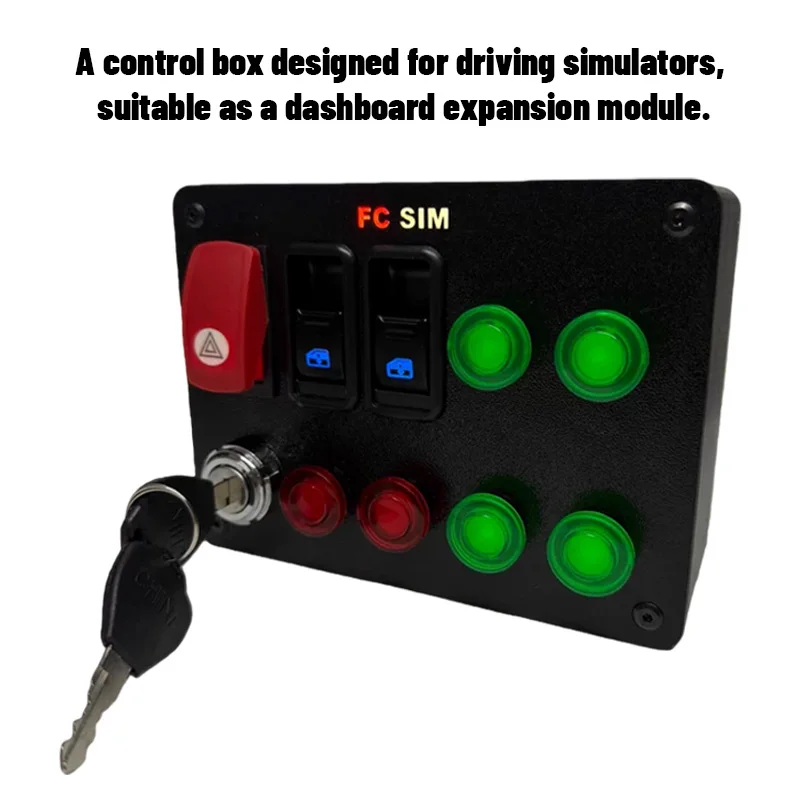Euro Truck Simulator 2 Control Box Bus Simulator And OMSI Are All compatible Racing Simulator 6 Buttons With Lights
