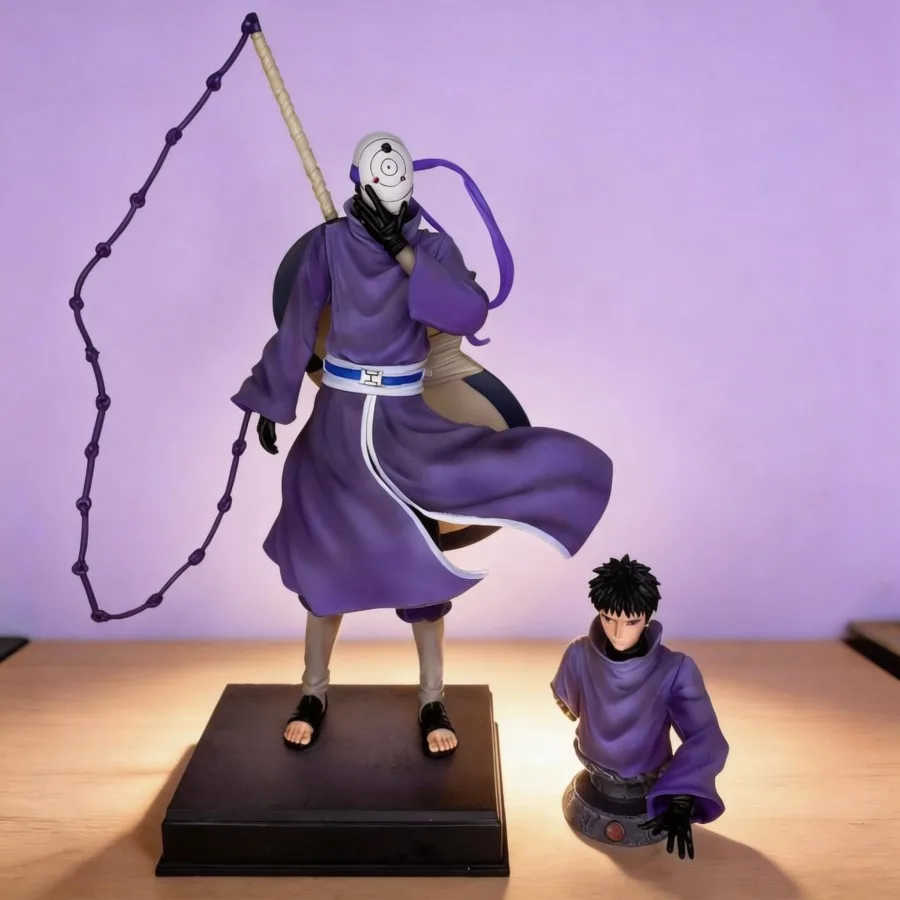 

Anime Naruto Uchiha Obito Figure 36cm GK Statue Collectible Model Toy Desktop Ornament for Fans Home Decora...